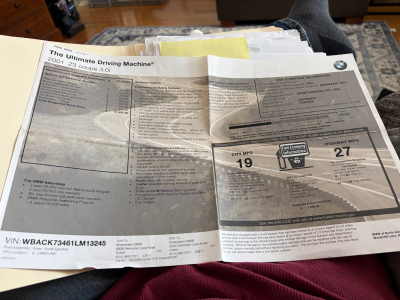 2001 BMW Z3 Coupe in Titanium Silver Metallic over Black