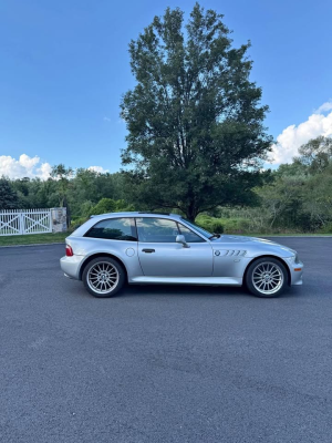 2001 BMW Z3 Coupe in Titanium Silver Metallic over Black