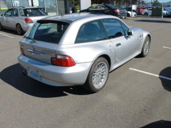 2001 BMW Z3 Coupe in Titanium Silver Metallic over Black