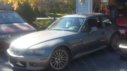 2002 BMW Z3 Coupe in Sterling Gray Metallic over Dream Red
