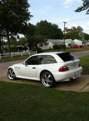 2002 BMW Z3 Coupe in Alpine White 3 over Extended Walnut