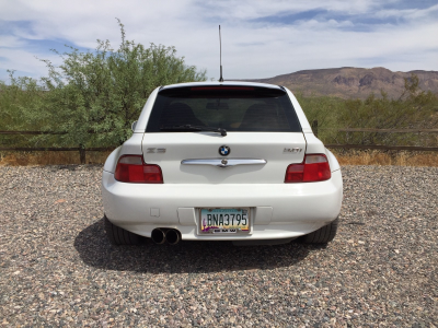 2002 BMW Z3 Coupe in Alpine White 3 over Extended Walnut