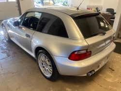 2002 BMW Z3 Coupe in Titanium Silver Metallic over Extended Black