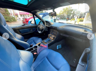 2002 BMW Z3 Coupe in Topaz Blue Metallic over Topaz Blue