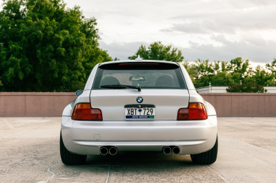 2002 BMW Z3 Coupe in Titanium Silver Metallic over Black