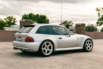 2002 BMW Z3 Coupe in Titanium Silver Metallic over Black