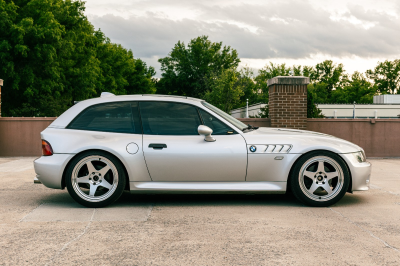 2002 BMW Z3 Coupe in Titanium Silver Metallic over Black