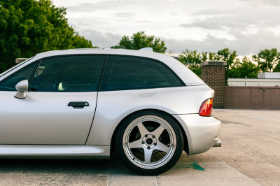 2002 BMW Z3 Coupe in Titanium Silver Metallic over Black