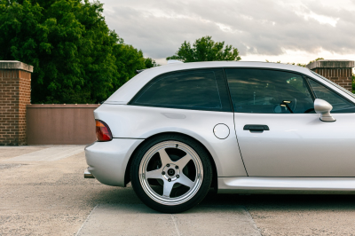 2002 BMW Z3 Coupe in Titanium Silver Metallic over Black