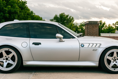 2002 BMW Z3 Coupe in Titanium Silver Metallic over Black