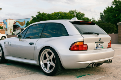 2002 BMW Z3 Coupe in Titanium Silver Metallic over Black