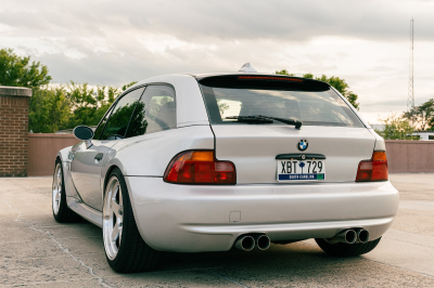 2002 BMW Z3 Coupe in Titanium Silver Metallic over Black