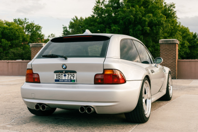 2002 BMW Z3 Coupe in Titanium Silver Metallic over Black