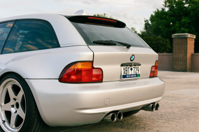 2002 BMW Z3 Coupe in Titanium Silver Metallic over Black