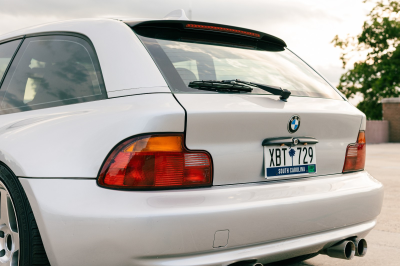 2002 BMW Z3 Coupe in Titanium Silver Metallic over Black
