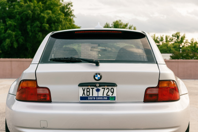 2002 BMW Z3 Coupe in Titanium Silver Metallic over Black