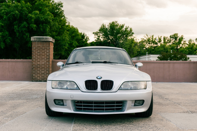 2002 BMW Z3 Coupe in Titanium Silver Metallic over Black