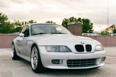 2002 BMW Z3 Coupe in Titanium Silver Metallic over Black