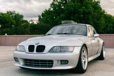 2002 BMW Z3 Coupe in Titanium Silver Metallic over Black