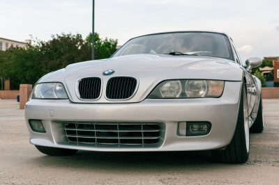 2002 BMW Z3 Coupe in Titanium Silver Metallic over Black