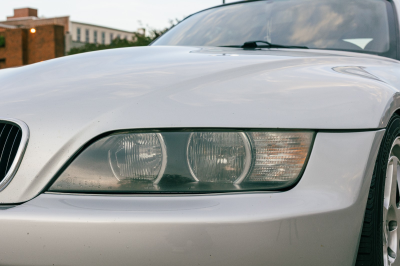 2002 BMW Z3 Coupe in Titanium Silver Metallic over Black