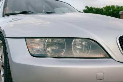 2002 BMW Z3 Coupe in Titanium Silver Metallic over Black