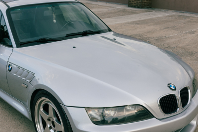 2002 BMW Z3 Coupe in Titanium Silver Metallic over Black
