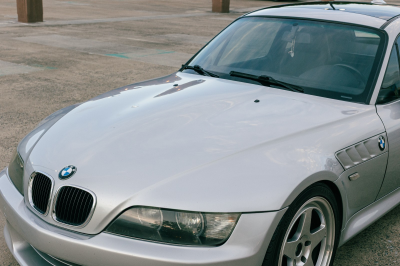 2002 BMW Z3 Coupe in Titanium Silver Metallic over Black