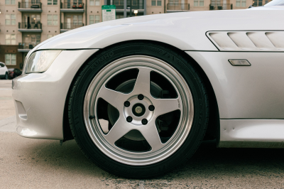2002 BMW Z3 Coupe in Titanium Silver Metallic over Black