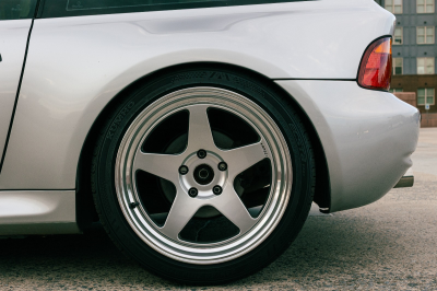 2002 BMW Z3 Coupe in Titanium Silver Metallic over Black