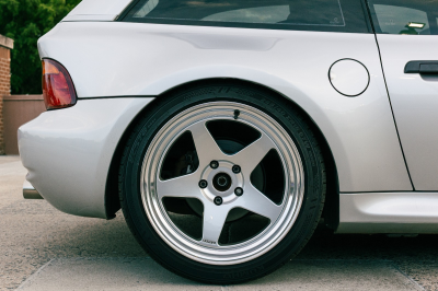 2002 BMW Z3 Coupe in Titanium Silver Metallic over Black