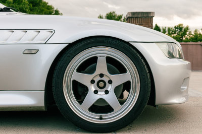 2002 BMW Z3 Coupe in Titanium Silver Metallic over Black