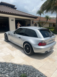 2002 BMW Z3 Coupe in Titanium Silver Metallic over Extended Black