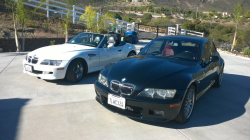 2002 BMW Z3 Coupe in Black Sapphire Metallic over Dream Red