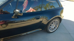 2002 BMW Z3 Coupe in Black Sapphire Metallic over Dream Red