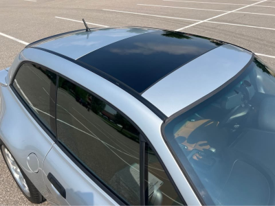 2002 BMW Z3 Coupe in Titanium Silver Metallic over Walnut