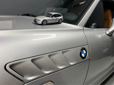 2002 BMW Z3 Coupe in Titanium Silver Metallic over Walnut