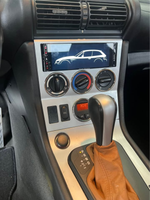 2002 BMW Z3 Coupe in Titanium Silver Metallic over Walnut