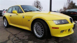 2002 BMW Z3 Coupe in Dakar Yellow 2 over Black