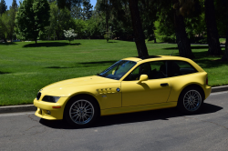 2002 BMW Z3 Coupe in Dakar Yellow 2 over Black
