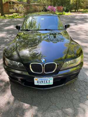 2002 BMW Z3 Coupe in Black Sapphire Metallic over Black