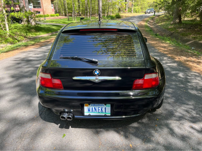 2002 BMW Z3 Coupe in Black Sapphire Metallic over Black