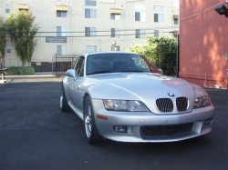 2002 BMW Z3 Coupe in Titanium Silver Metallic over Black