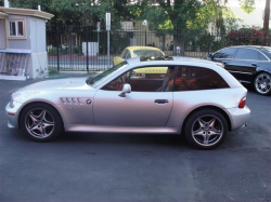 2002 BMW Z3 Coupe in Titanium Silver Metallic over Black