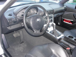 2002 BMW Z3 Coupe in Titanium Silver Metallic over Black