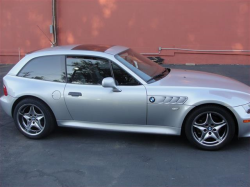 2002 BMW Z3 Coupe in Titanium Silver Metallic over Black