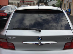 2002 BMW Z3 Coupe in Titanium Silver Metallic over Black