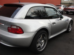 2002 BMW Z3 Coupe in Titanium Silver Metallic over Black