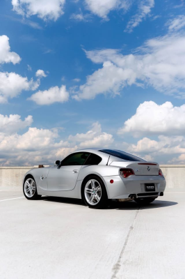 2006 BMW Z4 M Coupe in Titanium Silver Metallic over Black Nappa