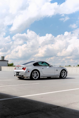 2006 BMW Z4 M Coupe in Titanium Silver Metallic over Black Nappa